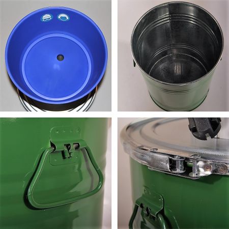 Зернодробилка HobbyFarm EM-60 для измельчения зерна электрическая с функцией мельницы / в комплекте 4 сита