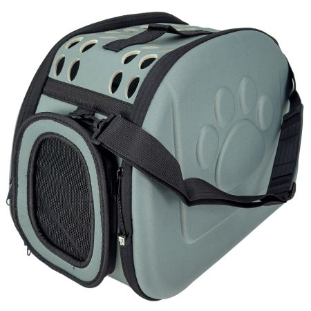 Сумка-переноска с жесткими стенками 46х29х34 см, светло-серый