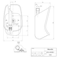 Поилка ниппельная с чашей для поросят до 35 кг 1/2" внутреннее верхнее подключение