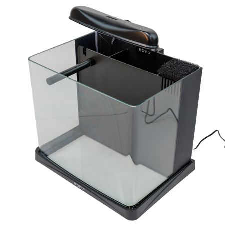 Аквариум Boyu Joyful Home ME-300 16 л, с покрывным стеклом, фильтром и LED-лампой