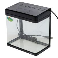 Аквариум Boyu MS-220 7,5 л с LED светильником и фильтром, черный