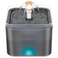 Автопоилка фонтан Petwant PW-109 2 л с подсветкой для кошек и собак, серый Автопоилка фонтан Petwant PW-109 2 л с подсветкой для кошек и собак, серый