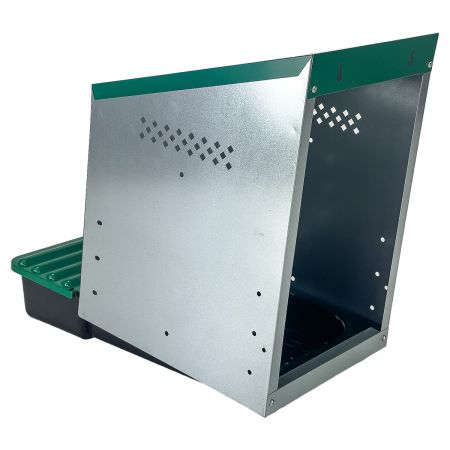 Гнездо для кур несушек HobbyFarm 1 секция наружное крепление с яйцесборником