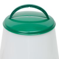 Кормушка бункерная 3 кг пластик с разделительной решеткой зеленая