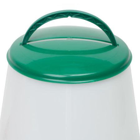 Кормушка бункерная 3 кг пластик с разделительной решеткой зеленая