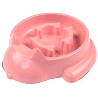 Миска для медленного кормления, 26.9x23.2x7.2 см, 700 мл, розовый Миска для медленного кормления, 26.9x23.2x7.2 см, 700 мл, розовый