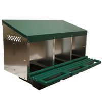 Гнездо для кур несушек 3 секции с яйцесборником