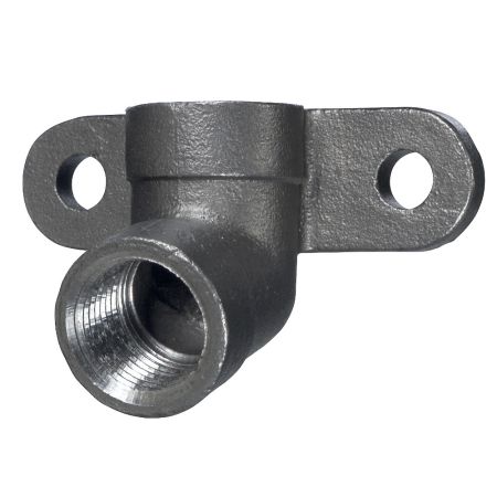 Крепление для ниппельной поилки 15°, нерж. 1/2 - 1/2"