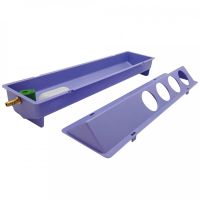 Поилка автоматическая для птиц, пластик, фиолетовая