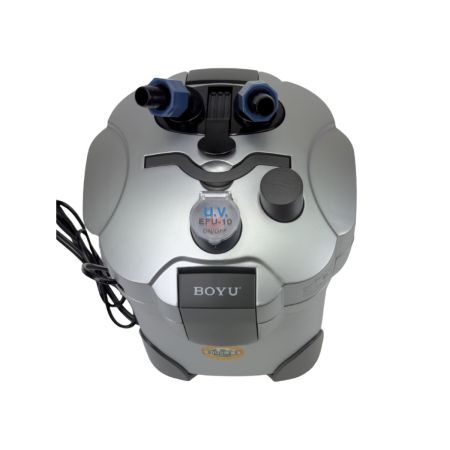 Фильтр внешний Boyu EFU-10 с УФ стерилизацией для аквариума 50-100 л канистровый 300 л/ч