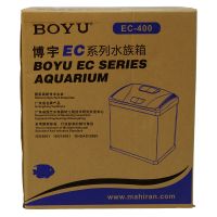 Аквариум Boyu EC-400 панорамный, 33 л, с фильтром и LED-лампой, белый