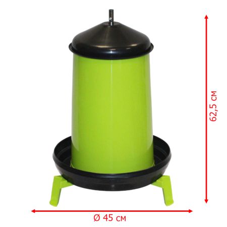 Кормушка бункерная 18 кг пластик на ножках