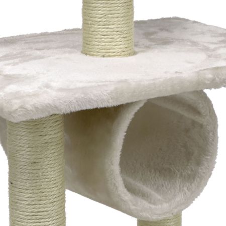 Когтеточка-комплекс 50х35х116 см, кремовый