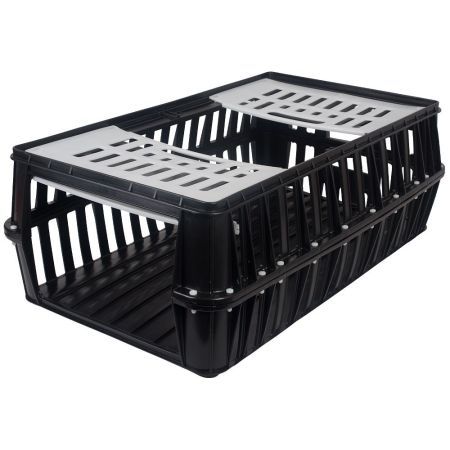 Ящик для транспортировки птицы 85х50х30 см пластик, черный