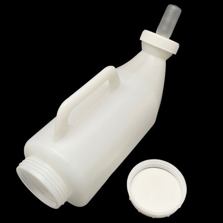 Бутылка для кормления теленка с силиконовой соской, 2 л