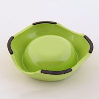 Миска для собак и кошек, 11x16x4.8 см, 180 мл, зеленый