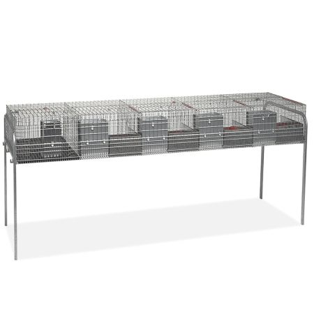 Клетка для кроликов 230 см пятисекционная для размножения  Клетка для кроликов 230 см пятисекционная для размножения