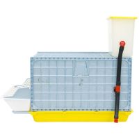 Клетка Comfortplast для перепелов mini без яйцесборника 32x45x50 см, пластиковая