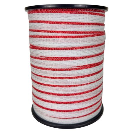 Лента для электропастуха FarmGuard красно-белая 13 мм / 200 м