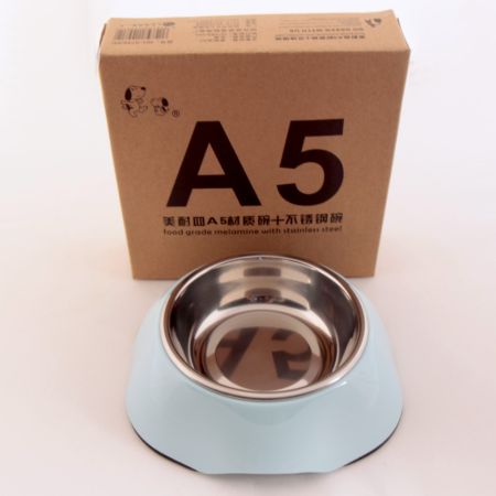 Миска для собак и кошек, 11x16x4.8 см, 180 мл, голубой