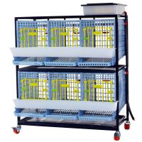 Клетка Comfortplast для куропаток 3 секции, 2 яруса, пластиковая