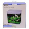 Аквариум Boyu MS-220 7,5 л с LED светильником и фильтром, черный