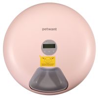 Автокормушка Petwant F6-LCD 6 секций, ж/к дисплей, розовая Автокормушка Petwant F6-LCD 6 секций, ж/к дисплей, розовая