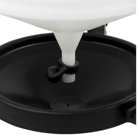 Поилка сифонная 24 л для крупных птиц уток, гусей, индеек, металлические ножки