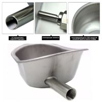 Поилка ниппельная с чашей размер M для молодняка и откормочных свиней 1/2 внутренняя/верхняя подводка