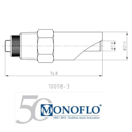 Поилка ниппельная для свиноматок, откормочных свиней и молодняка 1/2" наружн. 