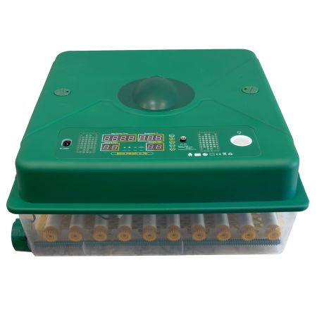 Инкубатор для яиц автоматический Des Champs ECO PROFI C-70 от сети и аккумулятора с овоскопом на 70 куриных яиц