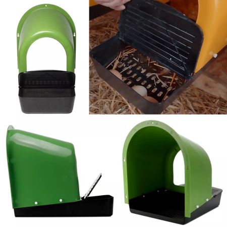 Гнездо для кур HobbyFarm NG01 с яйцесборником пластиковое