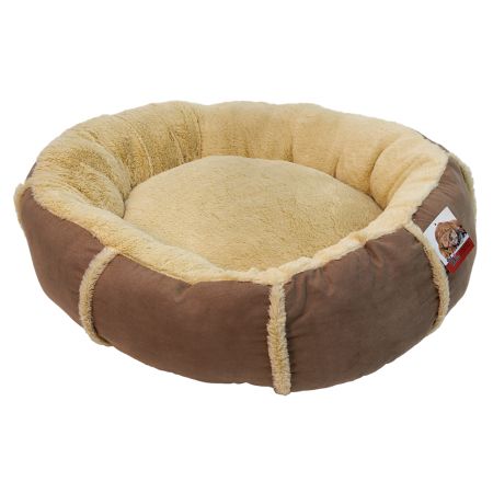 Лежак подушка Pet Choice для собак и кошек, круглый 76х76х15 см, меховой, бежевый Лежак подушка Pet Choice для собак и кошек, круглый 76х76х15 см, меховой, бежевый