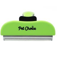 Дешеддер L с прямым лезвием 100 мм и с кнопкой самоочистки для вычесывания шерсти животных