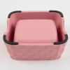 Миска, 15.1x14.8x5.5 см, 430 мл, розовый