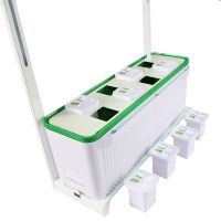 Гидропонная установка HobbyFarm DQ62008, домашний умный смарт сад, 8 ячеек с фитолампой