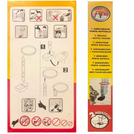 Поилка под бутылку пластик/оцинкованная сталь, 2 шт. Поилка под бутылку пластик/оцинкованная сталь, 2 шт.