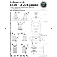 Поилка сифонная 20 л на ножках