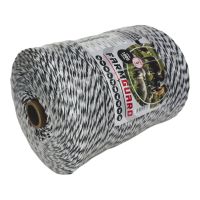 Провод для электропастуха FarmGuard белый с черным 3 мм / 1000 м / 5x0,2 мм SS+1х0,2 мм CU