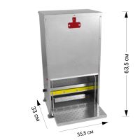 Кормушка педальная ALMA 28 л для кур