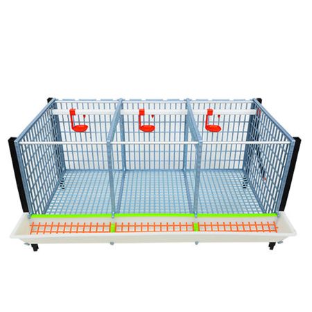 Клетка Comfortplast для бройлеров 3 секции, 4 яруса, пластиковая Клетка Comfortplast для бройлеров 3 секции, 4 яруса, пластиковая