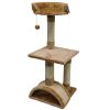 Когтеточка-комплекс 36х36х88 см, бежевый