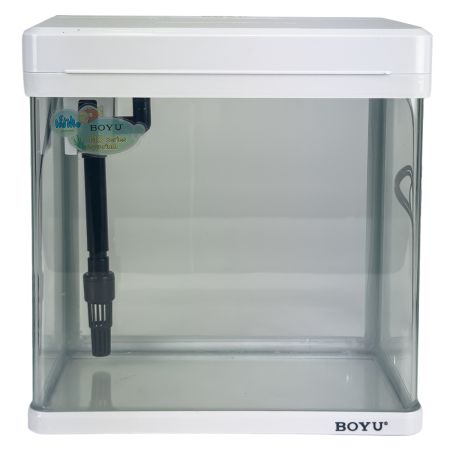 Аквариум Boyu MS-220 7,5 л с LED светильником и фильтром, белый