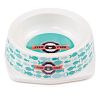 Миска для собак и кошек, 12×12×3.8 см, 130 мл, голубой