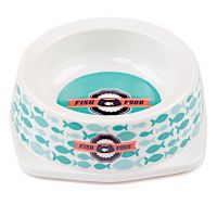 Миска для собак и кошек, 12×12×3.8 см, 130 мл, голубой