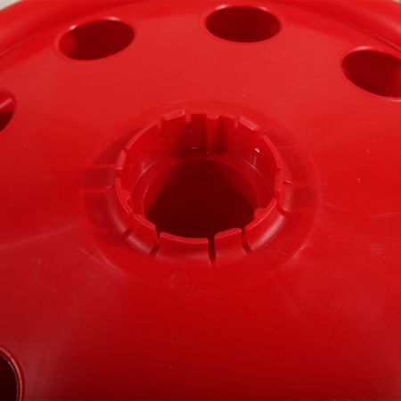 Поилка под бутылку напольная с отверстиями, 10 ячеек, пластик