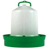 Поилка вакуумная 8 л с пробкой и ручкой, поддон 5 см