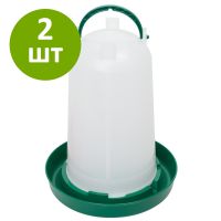 Поилка вакуумная 3 л, комплект 2 шт.