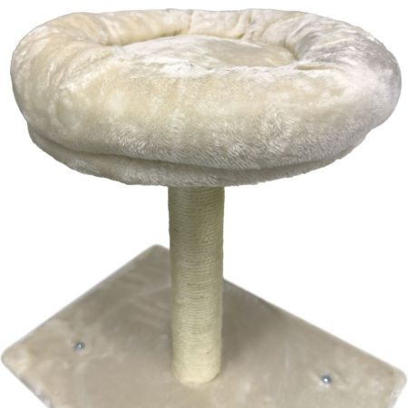 Когтеточка-комплекс 50х35х116 см, кремовый