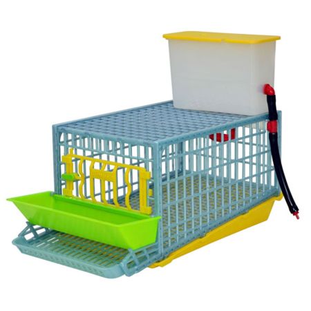 Клетка Comfortplast для перепелов mini с яйцесборником 28x61x46 см, пластиковая